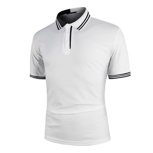 Camiseta de manga corta informal transpirable con logotipo personalizado impreso para hombre de algodón 100% de alta calidad - Product Image 2