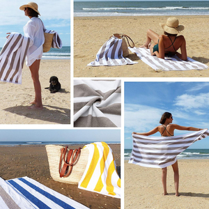 ผ้าขนหนูไมโครไฟเบอร์ชายหาดจากปากีสถานผ้าคาบาน่าแบบแห้งเร็วพิมพ์ลาย - Product Image 6