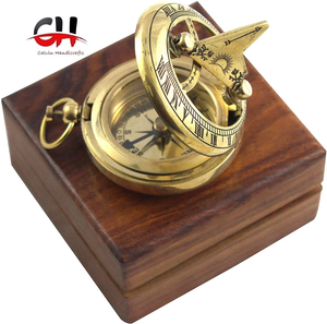 Pendentif cadran solaire boussole en laiton nautique/pendentif nautique/mini cadran solaire calendrier pour pendentif par CALVIN HANDICRAFT - Product Image 4