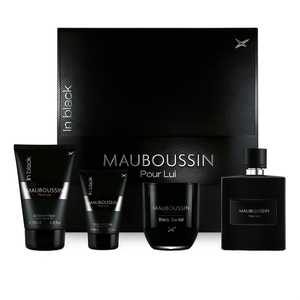 Coffret cadeau Mauboussin Pour Lui Black 4 pièces pour homme, collection de parfums haut de gamme - Product Image 2