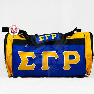 Sac de voyage matelassé brodé pour femmes de la sororité Sigma Gamma Rho |   Sac de sport personnalisé pour femmes sublimé par la sororité SGR - Product Image 2