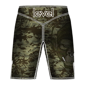 Pantalones cortos de lucha jiu jitsu con logotipo personalizado negro MMA shorts cortos de agarre - Product Image 2