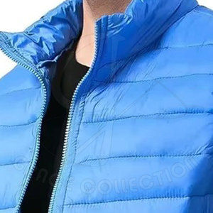 Wholesale New Design Male's Puffer Sleeveless <b>Vest</b> 100% Polyester Windbreaker Thick Puffer <b>Vest</b> With Private Label's - Product Image 4