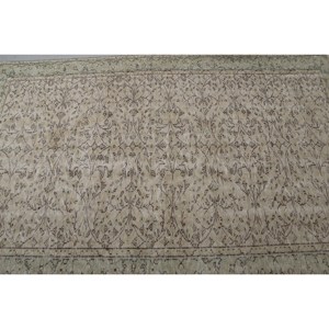 พรมวินเทจขนาด 4.8x7.8 ฟุต พรมตุรกี พรมขนสัตว์ลายสัตว์สีเขียว - Product Image 5