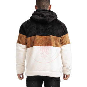 Nouveauté : Sweat à capuche en molleton Sherpa pour homme, en coton mélangé, décontracté, coupe oversize, respirant, coupe-vent, best-seller - Product Image 2