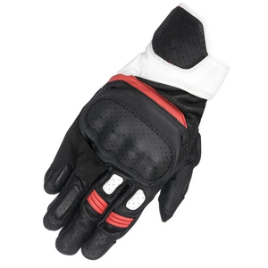 Lucas Guantes de carreras de motos Resistencia a caídas de cuero con compatibilidad de pantalla táctil para carreras de motos - Product Image 5