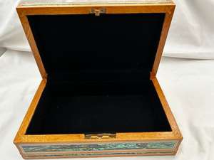 Boîte à bijoux en nacre avec motifs complexes, parfaite pour les lignes de beauté en gros - Product Image 3