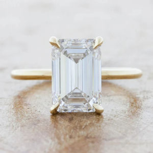 แหวนเพชรโมอิสซาไนต์ VVS โซลิแทร์14K สีทองแหวนหมั้นเพชรแบบตัดสดใสสำหรับงานแต่งงานแหวนเงิน925สำหรับผู้หญิง - Product Image 5