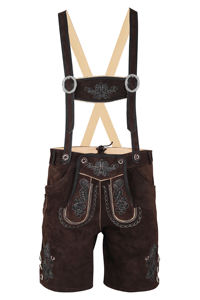 Custom Men's Lederhose Bavarian Prendas Trachten Alta calidad 2024 Kurz Lederhose Real Leather Custom Logo XL Tamaño Corto - Product Image 5