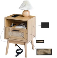 Tiroirs de table de chevet en bois de luxe modernes table d'appoint/armoire de chevet polyvalente pour l'école à la maison pour la chambre à coucher Tables basses de salon