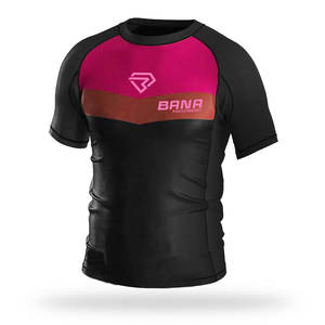 Chemise Rash Guard de haute qualité à logo personnalisé pour hommes, motif brodé décontracté et imprimé - Product Image 1