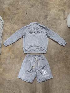 Survêtement de haute qualité Jogging Zipper Cargo Jersey Ensemble de veste de survêtement Polyester Nylon Tech Fleece Logo personnalisé Survêtement pour hommes - Product Image 3