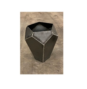 Maceta de acero inoxidable, maceta rectangular extra grande para interior, maceta, contenedores - Product Image 1