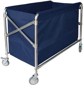 Chariot <span class=keywords><strong>de</strong></span> tri à linge pliant <span class=keywords><strong>de</strong></span> type X panier à linge chariot <span class=keywords><strong>de</strong></span> <span class=keywords><strong>ménage</strong></span> chariot à linge chariot pour l'industrie/hôtel/maison - Product Image 3