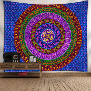 Tapiz Rectangular de Pared de Alta Calidad para Decoración Festiva, Directo de Fábrica, Manta India Personalizada, Tapiz Bohemio para Colgar en la Pared - Product Image 1