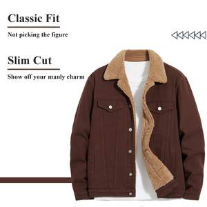 Blouson en jean d'hiver personnalisé 2026 pour hommes – Couleurs sur mesure, grandes tailles, prix bas, à capuche, coupe-vent, logo frontal - Product Image 4