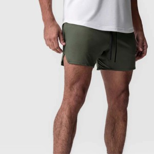 Pantalones cortos informales con cordón para hombre con cintura elástica, ideales para gimnasio, salón y salidas informales - Product Image 6