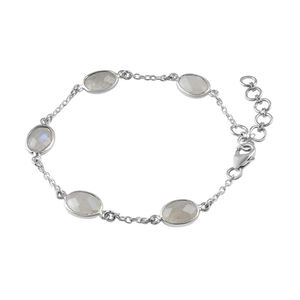 Pulsera de piedras preciosas de cuarzo ahumado de Plata de Ley 925 de diseño clásico Venta caliente para regalos y fiestas - Product Image 3