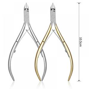 Outil professionnel de manucure de pédicure de pince à cuticules de garniture d'acier inoxydable pour la tondeuse de dissolvant de cuticule d'utilisation de doigt - Product Image 1