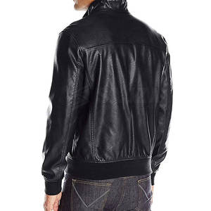 Chaqueta de cuero para hombre de diseño personalizado, diseñe su propia chaqueta de invierno a la moda para hombre - Product Image 4