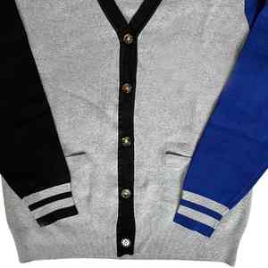 Pull en maille à col rond personnalisé 100% coton Option logo sur le devant pour les superpositions d'hiver Vêtements de plein air ou look professionnel décontracté - Product Image 6