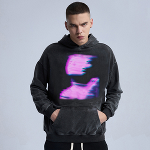 Sudaderas con Capucha Estilo Acid Wash, Precio de Fábrica 2025, Impresión Personalizada, Cómodas, Gran Cantidad, Ligeras - Product Image 4