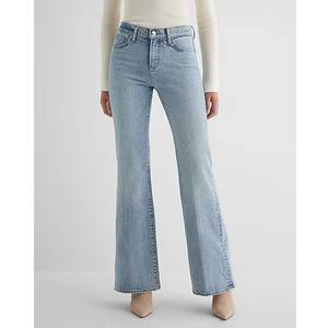 Jeans Premium Personalizados para Mujer, OEM, Cintura Alta, Corte Recto, Estilo Boyfriend, Proveedor de Fábrica, Ropa para Damas - Product Image 2