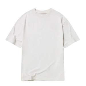 เสื้อยืดโอเวอร์ไซส์ผู้ชาย กลิ่นวานิลลา ผ้าฝ้าย 100% 190 GSM สไตล์สตรีทแวร์ พิมพ์ลายโลโก้ด้านหน้าและด้านหลัง ทรงหลวม ไหล่ตก - Product Image 5