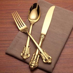Juego de cubiertos de metal de acero inoxidable de larga duración con acabado de espejo perfecto para cenas formales y eventos especiales - Product Image 4