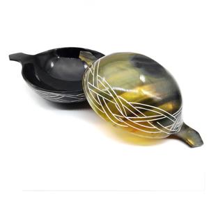 Mirha Hornชามมิตรภาพถ้วยไวกิ้งฮอร์นชามVINTAGEหรูหราร้อนขายBuffaloตกแต่งชามโกนหนวดเสิร์ฟ - Product Image 1