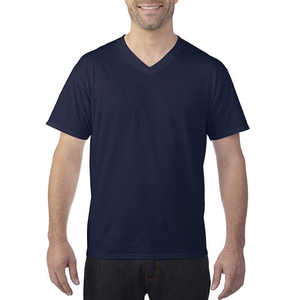 2025เสื้อยืดคอวีลำลองสีพื้นสำหรับผู้ชายผ้าฝ้าย100% น้ำหนักเบา180กรัมระบายอากาศได้ดีสำหรับฤดูร้อน - Product Image 1