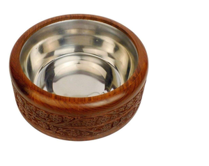 Caja de Chapati de olla caliente de madera marrón con tapa, caja de arroz con clase, mantiene la comida caliente y fresca, utensilios de cocina de cazuela para el hogar, Cocina, Restaurante - Product Image 2