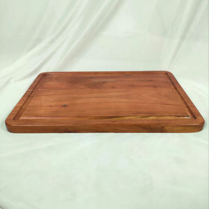 Ensemble de planches à découper en bois d'acacia robuste et épais avec rainure pour le jus, pour couper et servir dans la cuisine et la salle à manger - Product Image 1
