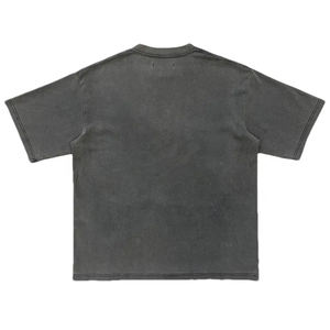 เสื้อยืดผ้าฝ้ายโอเวอร์ไซส์สำหรับผู้ชายทรงหลวมสไตล์วินเทจผ้าคอตตอนโอเวอร์ไซส์พิมพ์ลาย2025 - Product Image 4