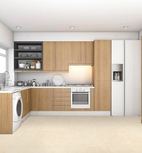 Vente chaude 800X800mm carreaux de sculpture en porcelaine de couleur beige avec un design étonnant pour une utilisation intérieure dans le salon et la salle de bain - Product Image 1