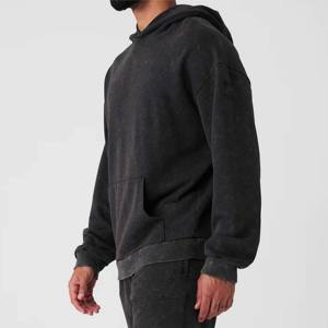 Sudadera con capucha para hombre-Sudadera con capucha informal suave y cómoda con cordón ajustable, perfecta para uso diario, gimnasio - Product Image 5