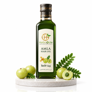 Natural Amla Hair Oil Hair Nourishing Botanical Formula Lightweight Oil Smooth Hair Appearance <b>Scalp</b> <b>Massage</b> Beauty Care OEM - Product Image 1