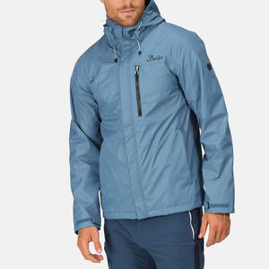 Chaqueta impermeable con Capucha ajustable al por mayor, chubasquero impermeable con bolsillo en el pecho - Product Image 1