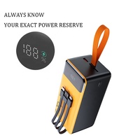 Chargeur portable 50000 40000 30000 mAh, batterie externe haute capacité avec écran LED, pour l'extérieur