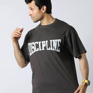 Ropa deportiva activa estampada con logotipo personalizado, ropa de gimnasio, camisa de poliéster de gran tamaño y LICRA, ajustada en blanco de alta calidad para hombre - Product Image 2