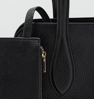 Sac fourre-tout de luxe en cuir véritable noir pour femme, grand sac à bandoulière avec pochette intérieure zippée, résistant à l'eau, minimaliste, pour le bureau, personnalisable
