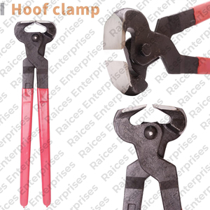 High Quality Stainless Steel Cheap Farrier <b>Tools</b> <b>Kit</b> Wholesale Price Veterinary Instruments Farrier <b>Tools</b> <b>Kit</b> With Leather <b>Bag</b> - Product Image 3