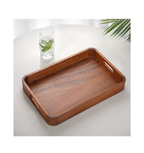 Assiette à dessert en bois fruits secs plateau de fruits conception supérieure fournitures d'hôtel plateaux de service produits de conception personnalisée - Product Image 4