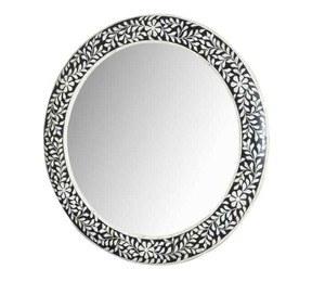 Luxueux décor mural de chambre à coucher moderne fabriqué à la main 100% cadre de miroir en incrustation d'os en bois naturel bonne qualité pour un usage domestique personnalisé - Product Image 3