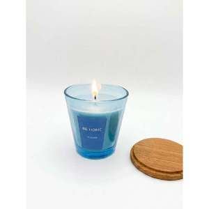Bougie B-Kct0075 B-Kct0075 160 g avec couvercle en bois, bleu foncé - BLEU MARINE - Product Image 2