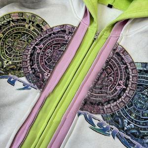 Nueva Sudadera con Capucha de Primera Calidad, Personalizada al por Mayor, Gruesa, Lavada al Ácido, con Triple Capa, Cierre, Invierno, Impresión Digital, Estilo Urbano para Hombre - Product Image 5