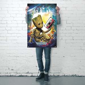 Gardiens de la Galaxie Vol. 2 I Am Groot Décoration murale de style moderne en papier - Product Image 4