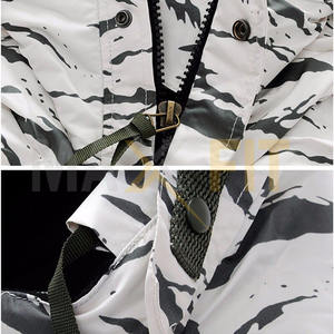 Chaqueta de Esquí y Snowboard Impermeable de Invierno de Primera Calidad, Chaqueta Blanca de Diseño Personalizado por MAXFIT ENTERPRISES - Product Image 5