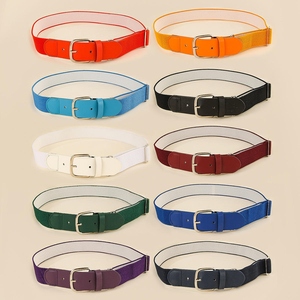 เข็มขัดซอฟต์บอลเบสบอลแบบปรับได้สำหรับทุกเพศ ทำจากหนัง PU สายรัดสำหรับทีมกีฬา โลหะผสม สำหรับผู้ใหญ่และเยาวชน พร้อมโลโก้แบบกำหนดเอง - Product Image 4