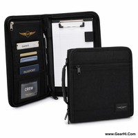 Étui de protection rembourré en nylon de qualité supérieure pour tableau de bord de pilote, organiseur de cockpit, porte-documents pour équipage de vol, sac de kit d'aviateur, sacs de vol